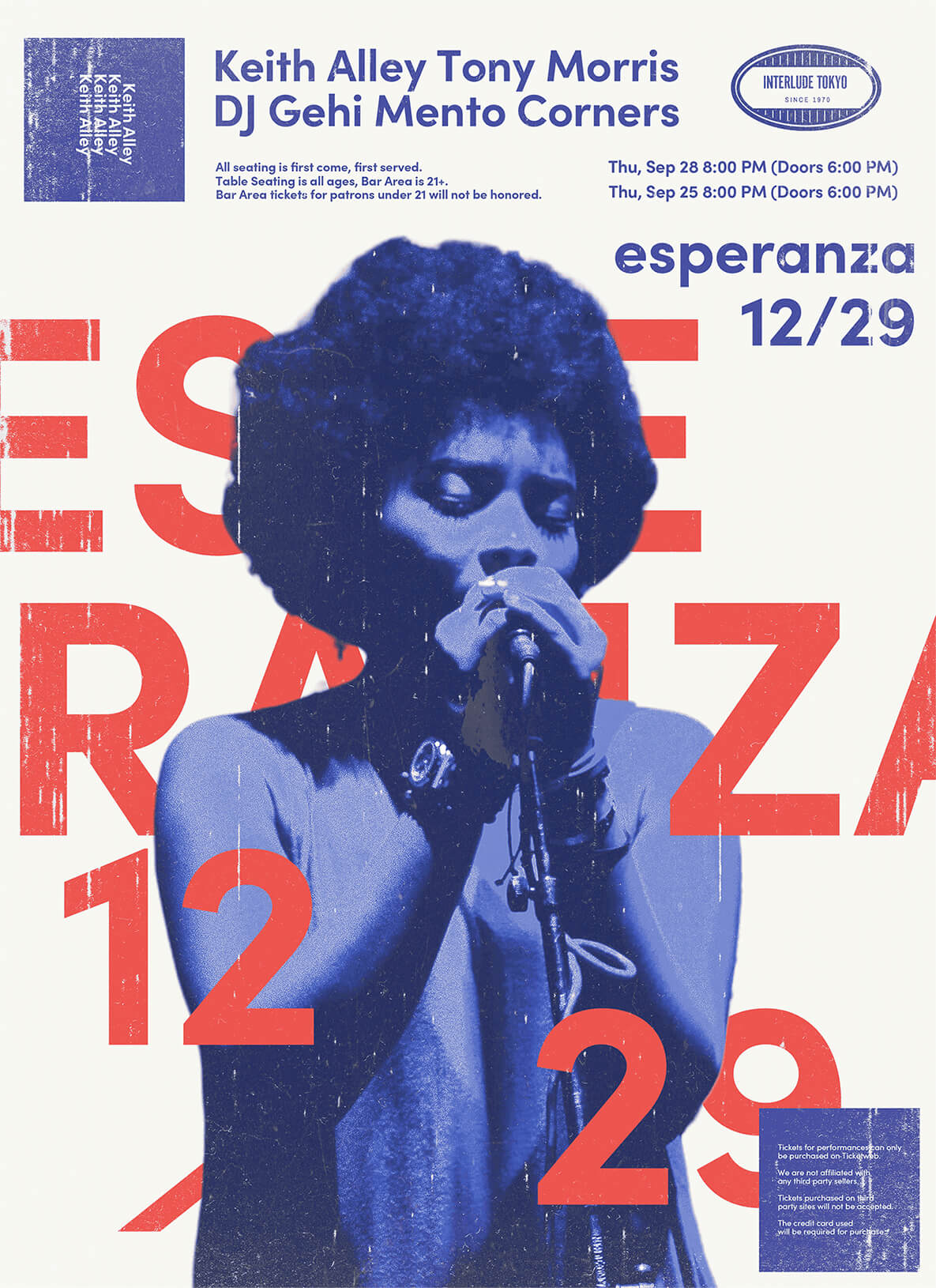 Keith Alley 「Esperanza」 live poster